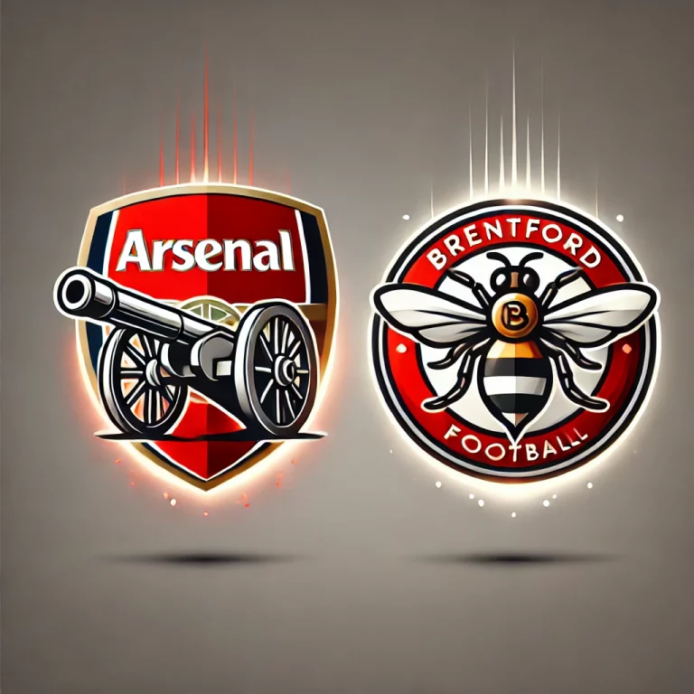 Arsenal and Brentford Bagde